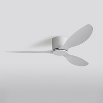천장 실링팬 LED 조명 거실 슬림 한국형 실링팬 선풍기 리모컨 가정용 업소용, 화이트 42인치, 조명없음, 6단조절