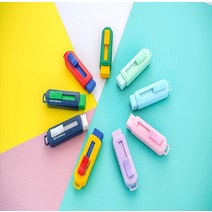 스테들러 슬라이딩 지우개 525 파스텔 블랙 화이트 컬러 네이비