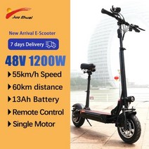 전동스쿠터 노인전동차 골프카트 출퇴근 스쿠터 2400W 듀얼 드라이브 전기 스쿠터 좌석 65 KM/H Escooter 원격 제어 10 인치 진공 타이어 접이식 성인 전기 스케이트, 12400w 48v 13ah, 12400w 48v 13ah