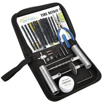 BETOOLL 67피스 타이어 수리 키트 자동차 오토바이 지프 RV ATV SUV 트럭 트레일러 트랙터 잔디 깎는 기계용 플러그 도구 가성비 추천 미국직구, 67pcs