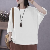 DFMEI 반팔 티 남 루즈핏 반팔 상의 여름 트렌드 5부 소매