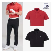 [피비지 골프] (남성)반팔소매 속건조 카라 티셔츠_PCMTS066M