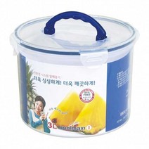쿨맥시2원형13호(3L)밀폐용기 보관 반찬통 김치통 플라스틱 냉장고