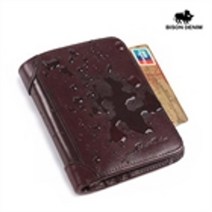 바이슨데님 BISON DENIM 남자 남성 수제 소가죽 RFID 도난방지 중지갑 반지갑 W4361-2ZS