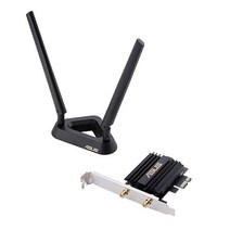 Asus AX3000 (Pce-AX58BT) 듀얼 밴드 PCIe 무선 어댑터 차세대 WiFi 6 블루투스 5.0 Ofdma 2x2 MU-Mimo 및 Wpa3 보안 블랙, WiFi 6 AX3000+Enhanced Antenna