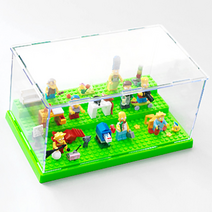 아크릴 투명 레고 케이스 피규어 장식장 전시대 쇼케이스, 07. 레고 회색 3628R