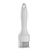 연육기 고기 돈가스 망치 가장 힘든 연화제 도구 | 바늘 연육제 블레이드는 단단한 스테인리스 스틸 매우 날카로운 바늘 블레이드를 변형시킵니다., 20핀 흰색