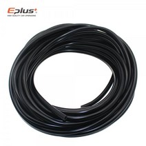 EPLUS-실리콘 진공관 호스 실리콘 튜브 범용 3MM/4MM/6MM/8MM/10MM/12MM 검정색 자동차 부품, ID6MM 2M