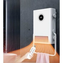 욕실난방기 가정용 전기 온풍기 전기난로 캠핑 화장실 사무실 히터, 터치식