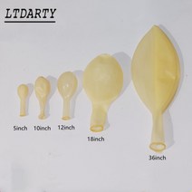 애드벌룬 에드벌룬 현판식 제막식천5/10/12/18/36 인치 두꺼운 투명 라텍스 풍선 웨딩 파티 생일 장식 공기, 01 10pcs  5inch