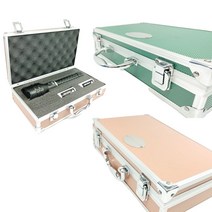 007공구함 공구하드케이스 다용도보관함 MULTI 전동공구케이스 초경량 공구 툴박스 랜턴가방 화장품케이스 고급재질 30CM 알루미늄케이스 09FARM MINI L사이즈, 파스텔비버
