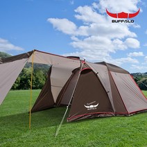 [버팔로] 텐트 뉴 산토리니 돔텐트 6-7인/거실형텐트, 버팔로 뉴 산토리니 EX 돔텐트, 제품선택:버팔로 뉴 산토리니 EX 돔텐트