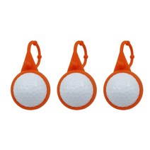 일상전환 실리콘 골프공 케이스, 오렌지