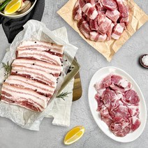 베스트밀 돼지고기 대용량 2kg 골라담기 구이용 볶음 수육 샤브샤브 찜, 2.베스트밀 오겹살 2kg(400g X 5팩)