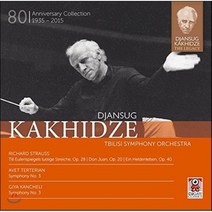 [CD] Djansug Kakhidze 잔수크 카히제의 유산 5집 - 슈트라우스: 영웅의 생애 돈 후안 틸 오일렌슈피겔 / 테르테리안 / 칸첼리 (R.S...