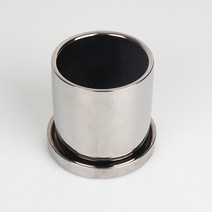 행복레시피 메탈화분 실버 로즈골드 2size, 실버1호