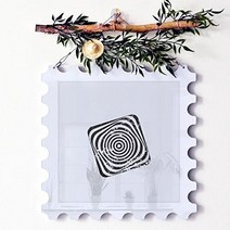 행잉액자/그런지패턴(우표중형), 타입1