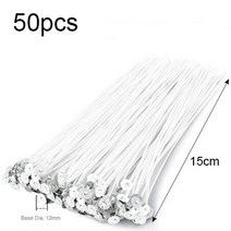 트리몰드 양초 용 크리스마스 실리콘 금형 대형 3D 트리 눈사람 수제 양식 DIY 공예 용품, [15] 15cm candle wicks