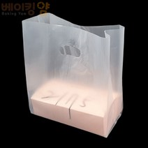베이킹얌 HD비닐쇼핑백35호(무지) 260x350x130(100장), 100개