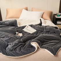 황토이불 중력 수피마 데일리라이크 이불 겨울용 두껍고 따뜻한 양털 담요 럭셔리 침대 무거운 모포 소파