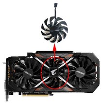 기가 바이트 AORUS GTX 1080Ti Xtreme 에디션에 적합한 3 피스 4 핀 11GGPU 냉각 팬 2060 6G 그래픽 카드, 03 FAN A