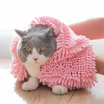 반려동물 극세사 목욕타올
