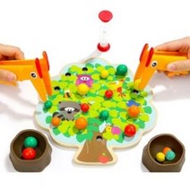 socean 사과 담는 게임 디자이너 좋은 완구 과일 놀이 탐구 학습 베이비 선물 유치원 교구 끼우기 쌓기 맞추기 두뇌