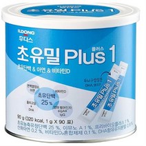 일동후디스 초유밀 플러스 1 1g x 90p, 2캔, 초유
