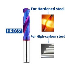 드릴 굴착 홀 단단한 텅스텐 카바이드 드릴 비트 CNC 금속 강철, 5.1mm+65drill bit