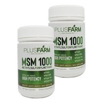 플러스팜 뉴질랜드 MSM 식이유황 1000mg 120캡슐 2팩 PlusFarm