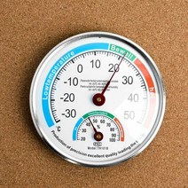 습도계 원형 아날로그 온습도계 온도계 겸용, 단품