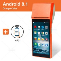 안드로이드 POS PDA 터미널 열 무선 모바일 프린터 58mm 영수증 BT 빌 와이파이 NFC 스캐너 올인원 시스템, 02 NFC Version_02 미국 플러그