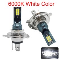 2Pcs H4 H7 LED H11 H8 H9 H10 H1 H3 자동차 안개 전구 9005 9006 자동 운전 러닝 램프 12000LM 80W 12V, H1, 6000K 화이트