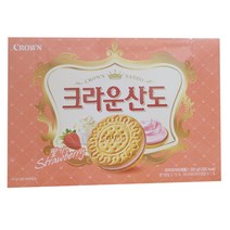 크라운 산도 딸기 크림치즈, 323g, 2개