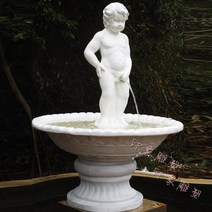 정원 장식 물레방아 오줌싸개 동상 연못 유럽풍 분수, 소년 73CM