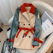 롱코트 새로운 봄 가을 롱 트렌치 코트 여성 더블 브레스트 슬림 윈드 브레이커 여성 아웃웨어 루스 캐주얼 오버 코트