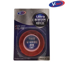 학교 학원 미술 공작 투명 양면 테이프 미니어쳐고정 하이패스 욕실 간편한 블랙박스 임시고정