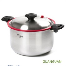 홈앤모아 퀸센스 대용량 인덕션 곰솥 스텐찜기 진공 저압냄비 28cm Zuhty 증정, 0