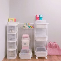 [플라팜] 코코맘 국민기저귀정리함+슬림장 코코세트 아기옷장세트(기저귀정리함+행거+슬림장+옷, 단품무늬:코코세트