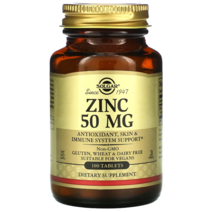 솔가 아연 글루콘산아연 50mg100정, 1개, 기본