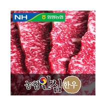 농협안심한우 채끝살, 1팩, 500g 스테이크용(1등급)