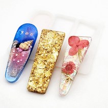 레진 공예 아트 미니 헤어핀 머리핀 몰드 악세사리 부자재, 헤어핀-심플실버_10개