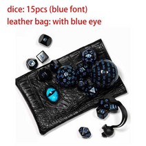 15 pcs dnd 주사위 보드 게임 세트 탁상 롤 플레잉 rpg 습기 d 게임 d3 d4 d5 d6 d7 d8 d10 d d12 d16 d20 d24 d30 d60 d100, 주황색