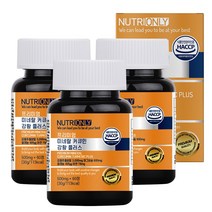 뉴트리온리 프리미엄 미네랄 커큐민 강황 플러스, 60정, 30g, 3개