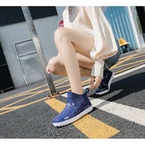이쁜장화 위생 슈즈 숏장화 식당 낚시 작업화 아숫도어 신발, 블랙=235, 본상품선택