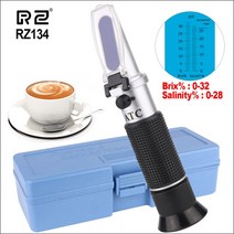 굴절계 설탕 측정기 염분 테스터 휴대용 당분 당도 032 비중계, RZ134, RZ134