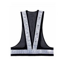 신호수조끼 LED 안전조끼 곤색 백색띠 형광안전조끼, 1개