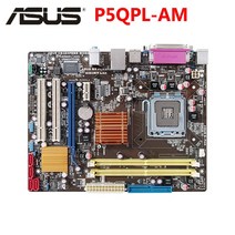 마더보드 키트 ASUS P5QPL-AM 데스크탑 PC 메인 보드 플레이트 사용 800Mhz 667Mhz DDR2 AM LGA 775 마더, 한개옵션0