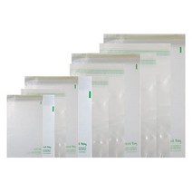 굿백 폴리백 18 x 25 + 4 cm 인쇄X 100p, 반투명, 1개