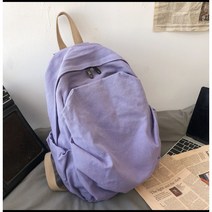 일본풍 캐주얼 빈티지 백팩 학교 캠퍼스 가방 심플 디자인 커플 매칭 룩 선물